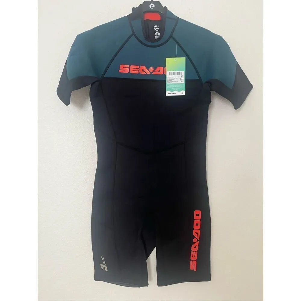 Sea-Doo Men's 3 Mm Escape Shorty Wetsuit NEW NWT